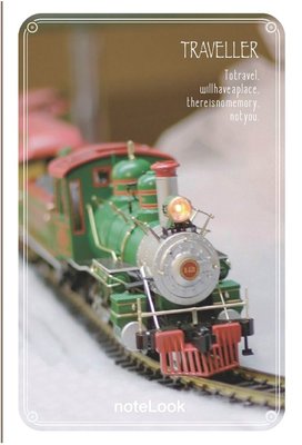Carnet NoteLook A7 Traveller Locomotive Ligne