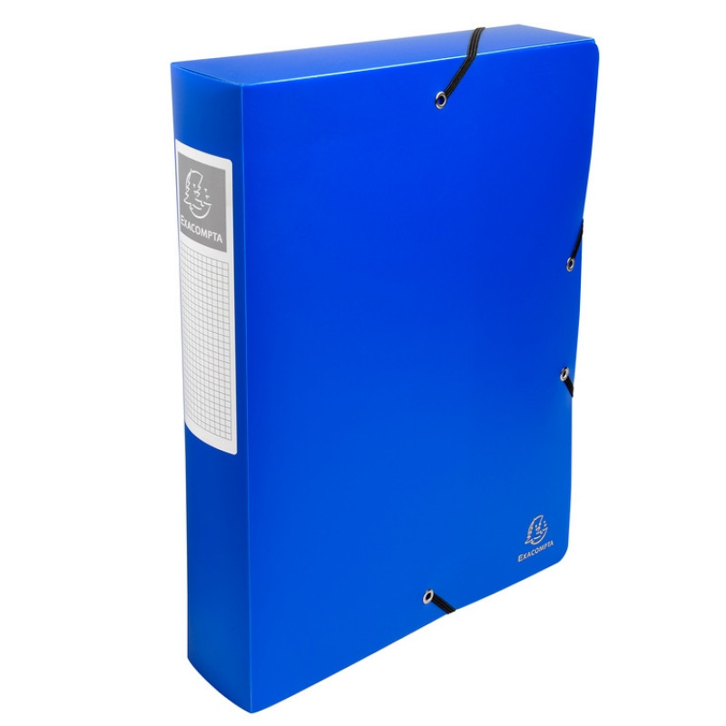 Boîte d'archive Polypropyléne-Elastique Exacompta