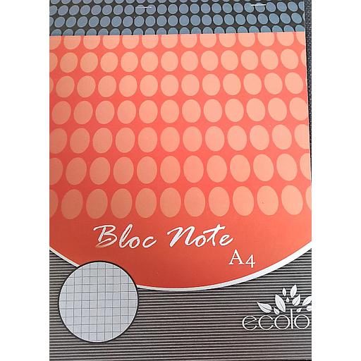 Bloc Note 21*29.7cm 140 Pages 70GRS 5*5 A4