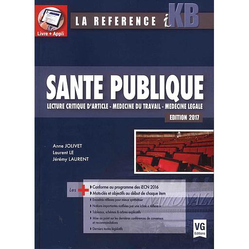 Santé publique  - Lecture critique d'article, médecine du travail, médecine légale
