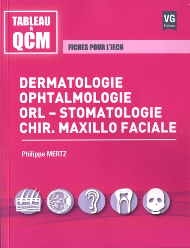 Dermatologie, ophtalmologie  - ORL-Stomatologie, chirurgie maxillo faciale. Fiches pour l'iECN