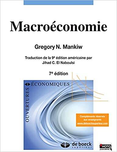 Macroéconomie 