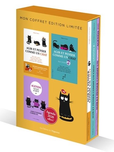 Coffret Agir et penser comme un chat en 2 volumes : Agir et penser comme un chat ; Agir et penser comme un chat saison 2  - Dont l'agenda 2020 offert
