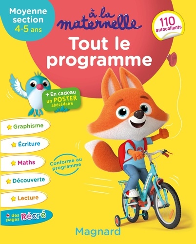 Tout le programme MS 4-5 ans à la maternelle