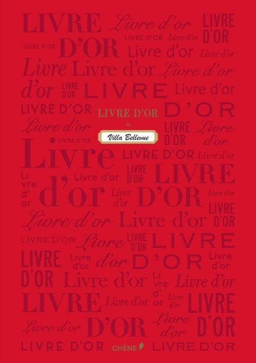 Livre d'or : rouge grand