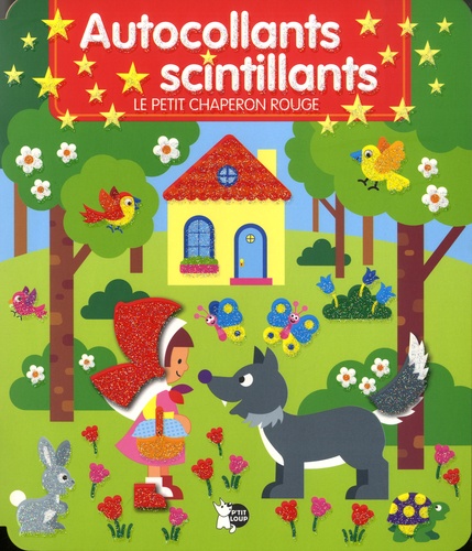 Le petit chaperon rouge - Autocollants scintillants