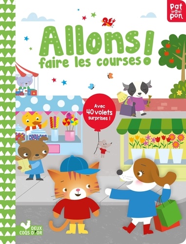 Allons faire les courses ! livre à volets