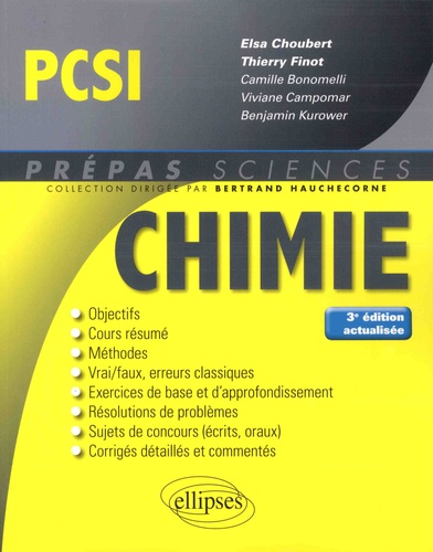 Prépas Sciences - Chimie PCSI