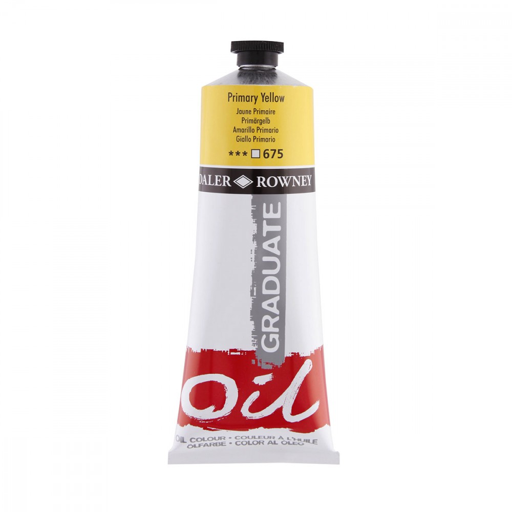 Peinture Huile Daler Rawney 200 ml Jaune Primaire