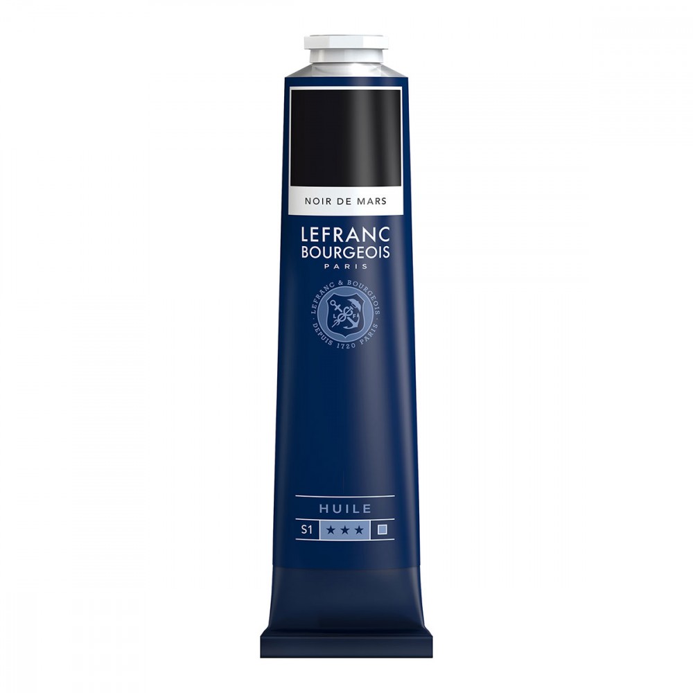 Peinture Huile Lefranc Bourgeois 150 ml Noir
