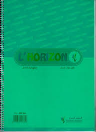 Cahier Spiral Séyès 140 Pages Horizon