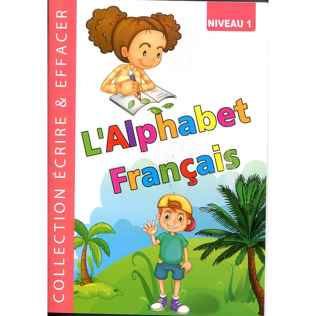 سلسلة أكتب وأمسح الحروف الفرنسية المستوى الأول L'alphabet français