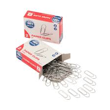 Trombones  26mm Métal 100 pcs Argent