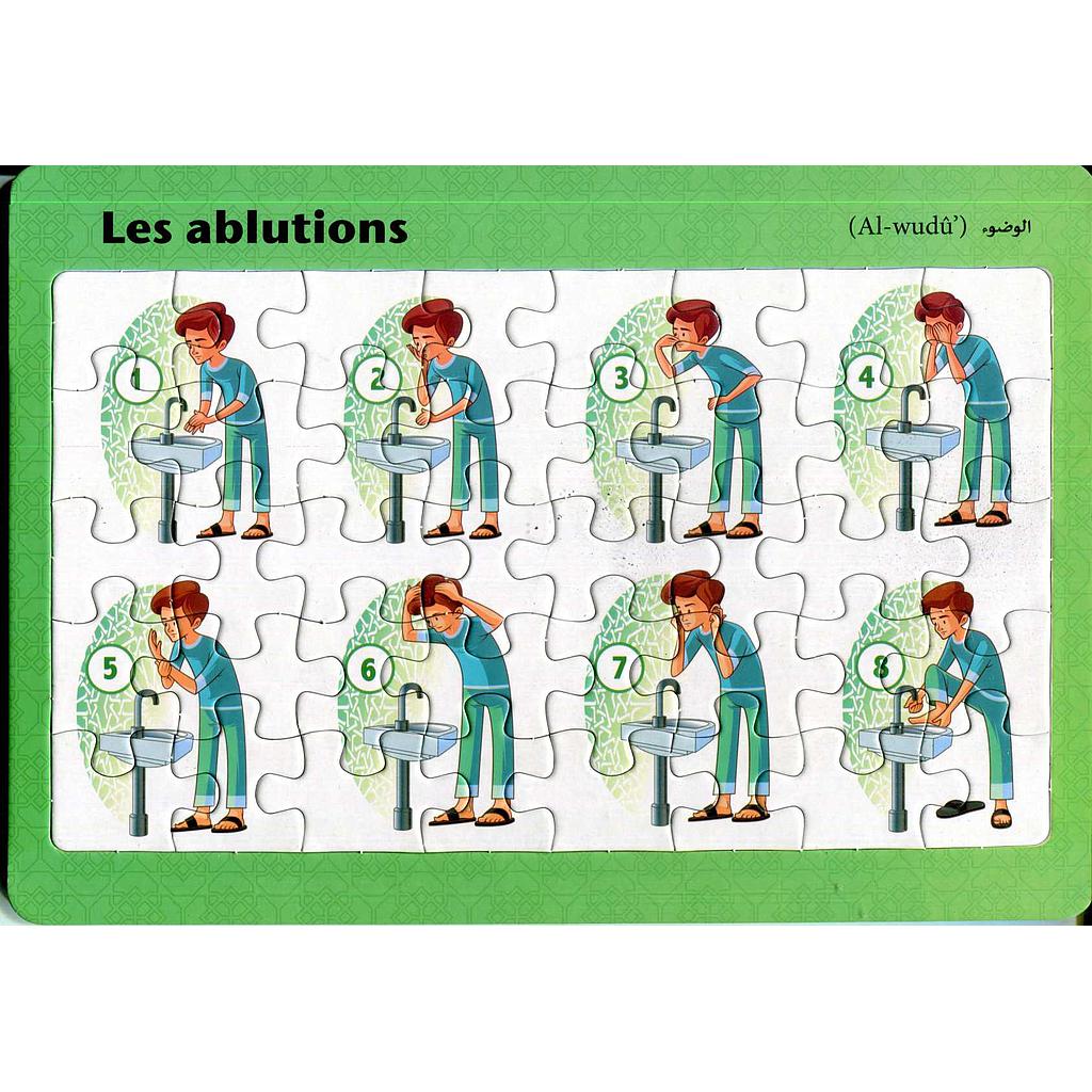 Planche puzzle Islamique:Les ablutions(Al-wadu)