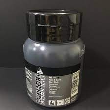 Peinture Acrylique 500ml Noir Ref: 540
