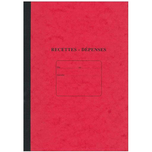 Carnet Recettes Dépenses - 21*27 - 50x2