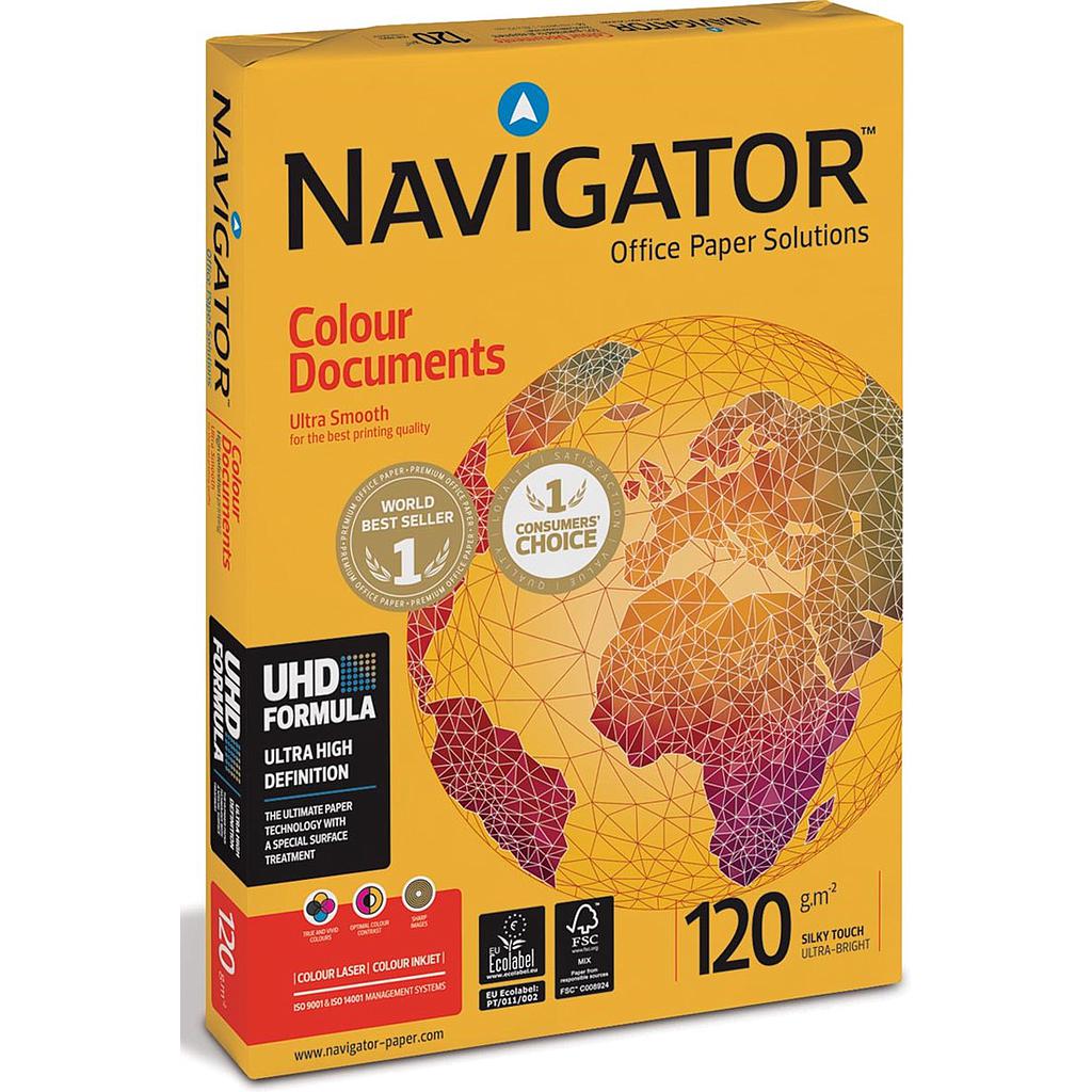Rame de papier NAVIGATOR 120G A4 Blanc 250 feuilles