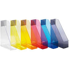 Porte Revue Plastique Bleu