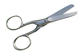 Ciseaux métal argent