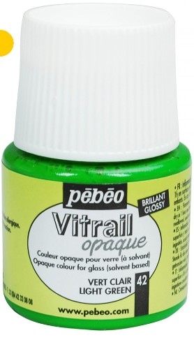 Peinture pour vitrail 45ml Vert Clair