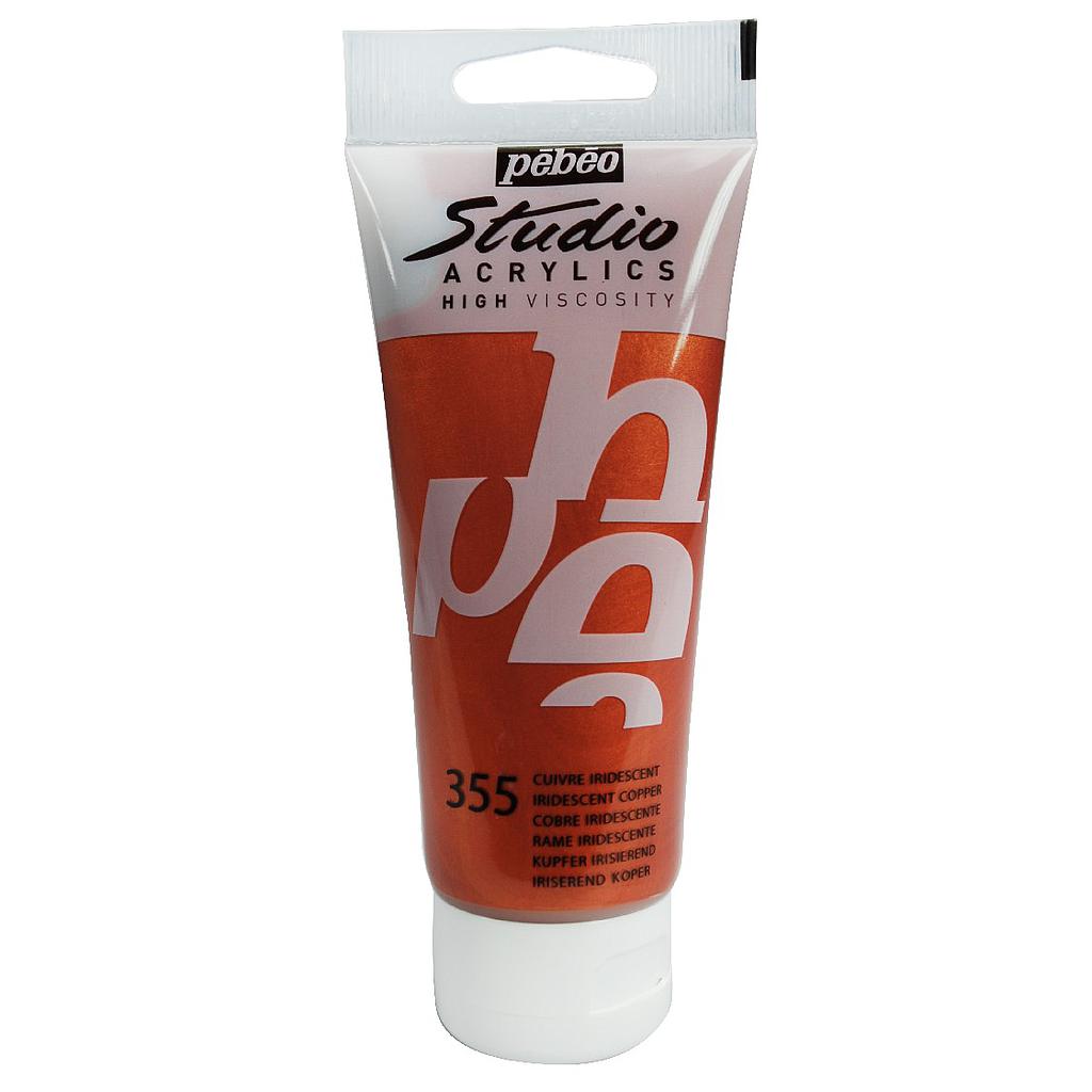 Peinture acrylique Studio 100ml Cuivre Iridescent