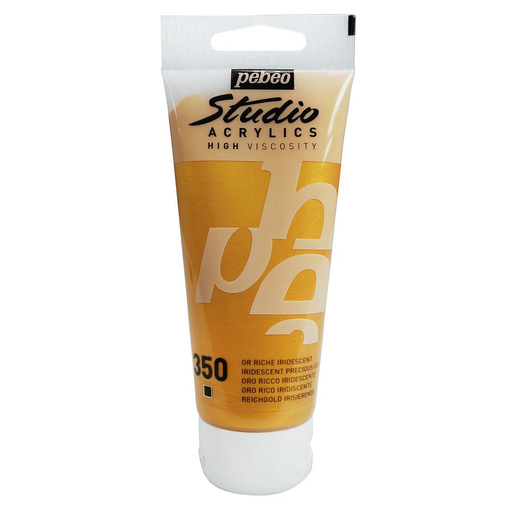 Peinture Acrylique Studio 100ml Jaune Primaire Opaque