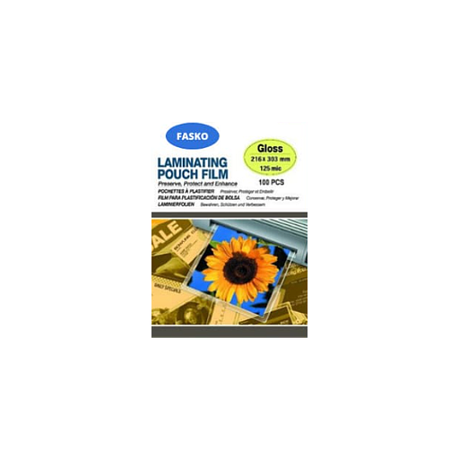 Paquet de 100 Pochettes de plastification - A3 - 125 Micron