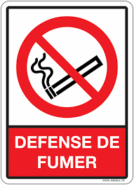 Sticker Defence de Fumer