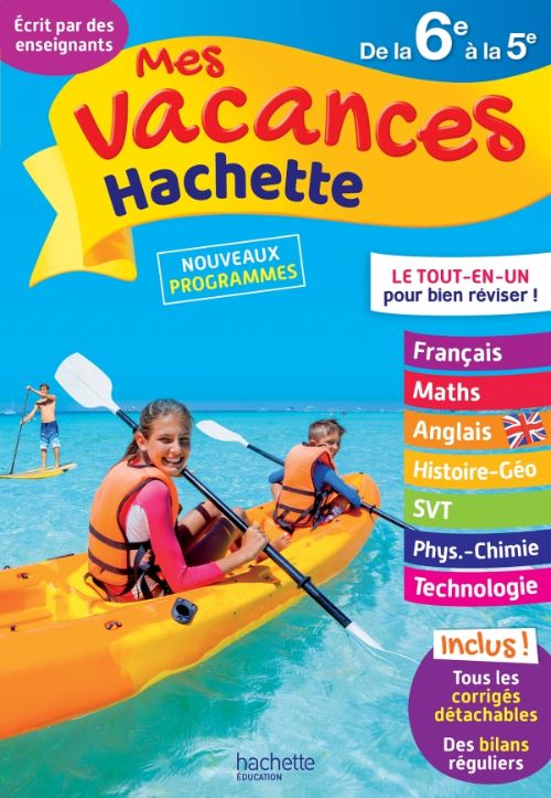 Mes vacances Hachette de la 6e à la 5e