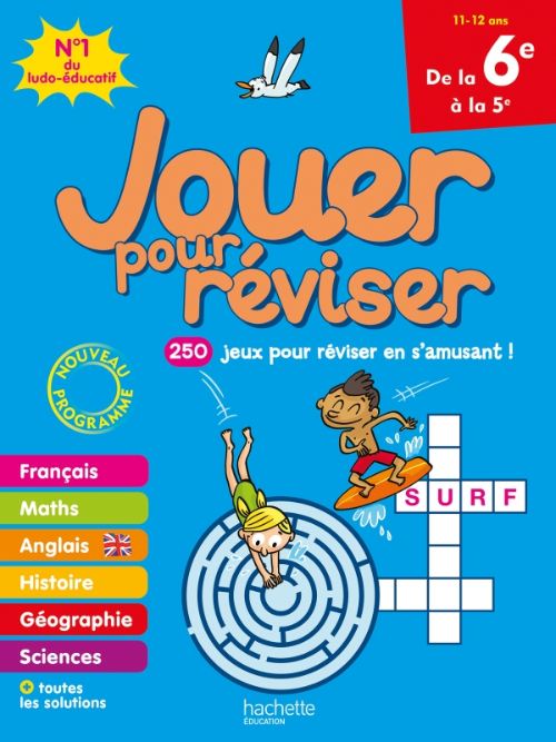 Jouer pour réviser de la 6e à la 5e  - Avec un crayon
