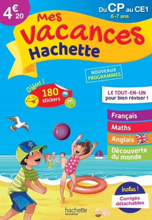 Mes vacances Hachette du CP au CE1