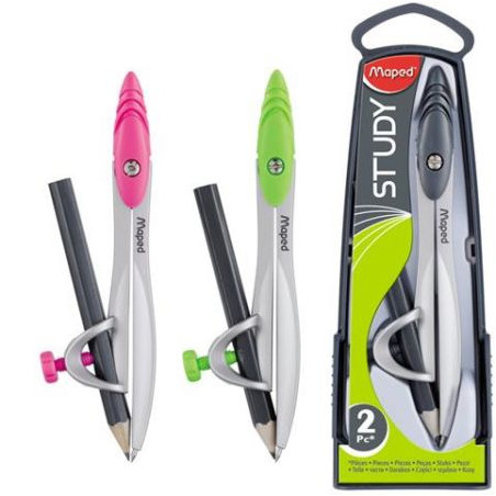 Compas Maped Study - plastique - en coffret