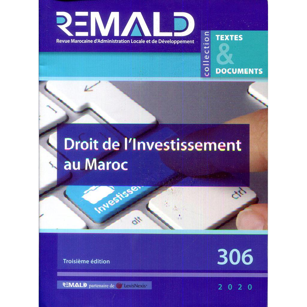 Droit de l'investissement au Maroc - n°306 قانون الإستثمار بالمغرب