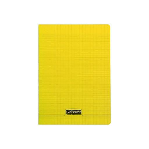 Cahier pique 8000 192P SEYES 24*32 90G JAUNE