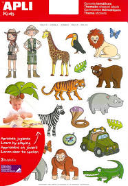 Gommettes Autocollant La Jungle