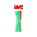 Sachet de 50 Chenilles Couleurs ASS Fluo Kids Rèf 13270