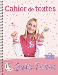 Cahier de textes Sophie Fantasy