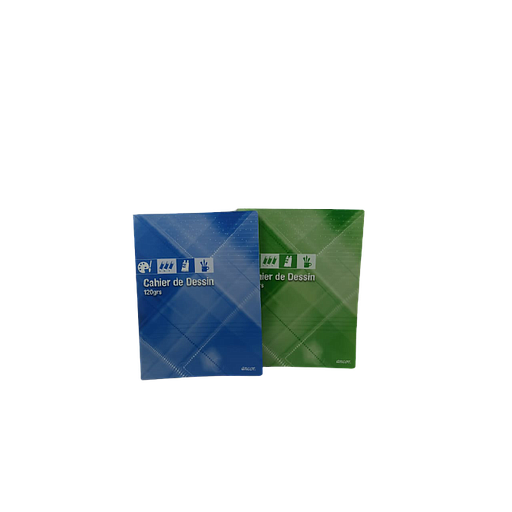 Cahier Piqué Dessin 96P 120G 24x32