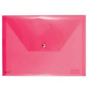 Enveloppe Plastique à Clip Rose