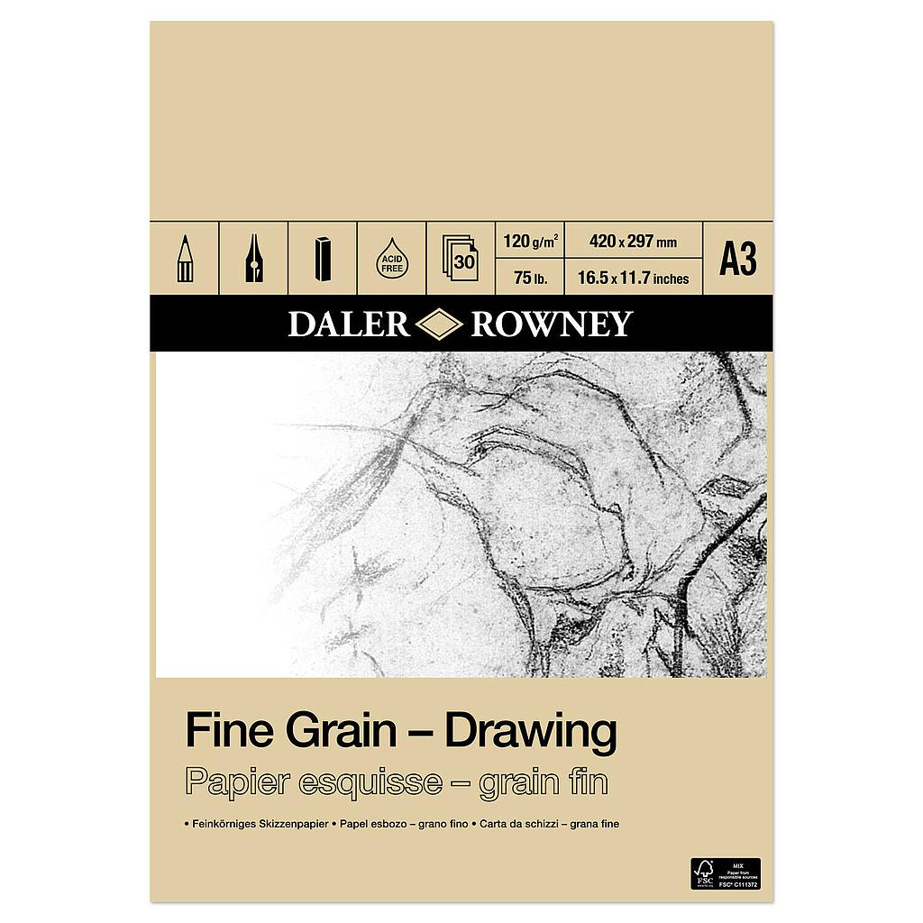 Bloc à Dessin Fin Grain 120G A3