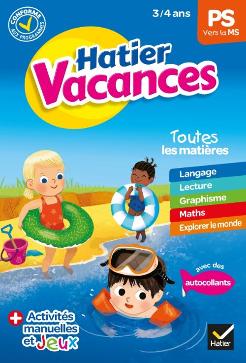 Hatier vacances de la PS vers MS  - Toutes les matières
