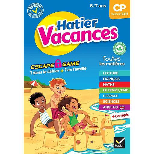 Hatier vacances du CP vers le CE1  - Toutes les matières