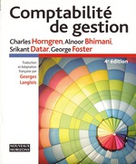 Comptabilité de gestion 4e Ed.