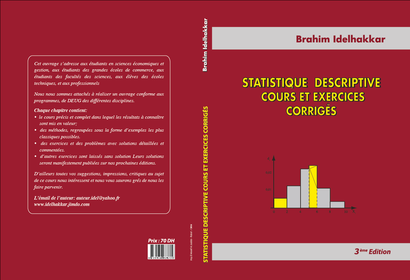 Statistique descriptive - cours et exercices corrigés