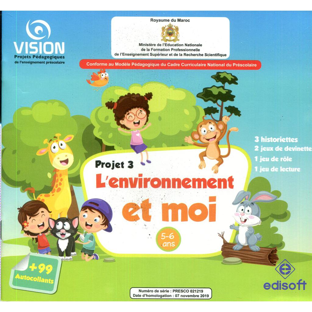 VISION - Projet 3 (5-6 ans) - L'environnement et moi Album