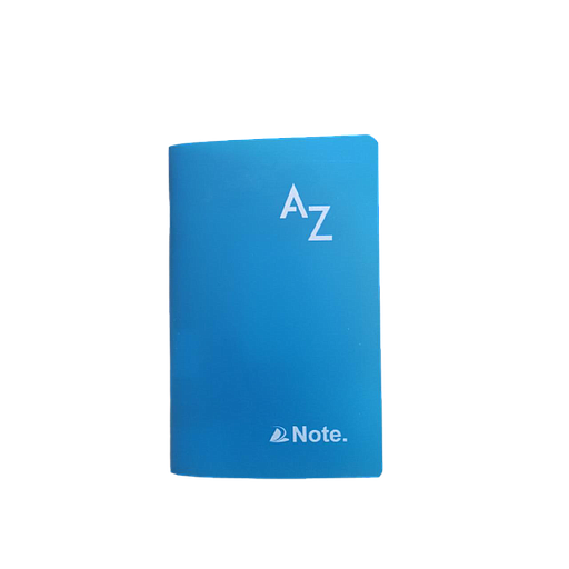 Carnet Répertoire 11*17CM Polypro Note