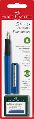 Stylo à Plume Bleu + Cartouche