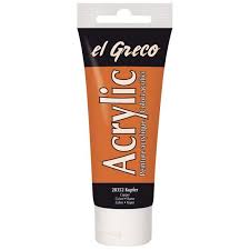 Tube peinture acrylique 75ml Cuivre