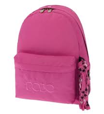 Sac à dos Polo +Scarf Rose