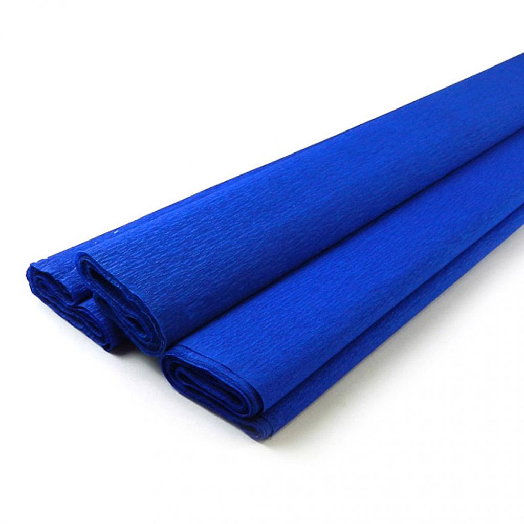 Papier crépon 50*2,5m Bleu Marine